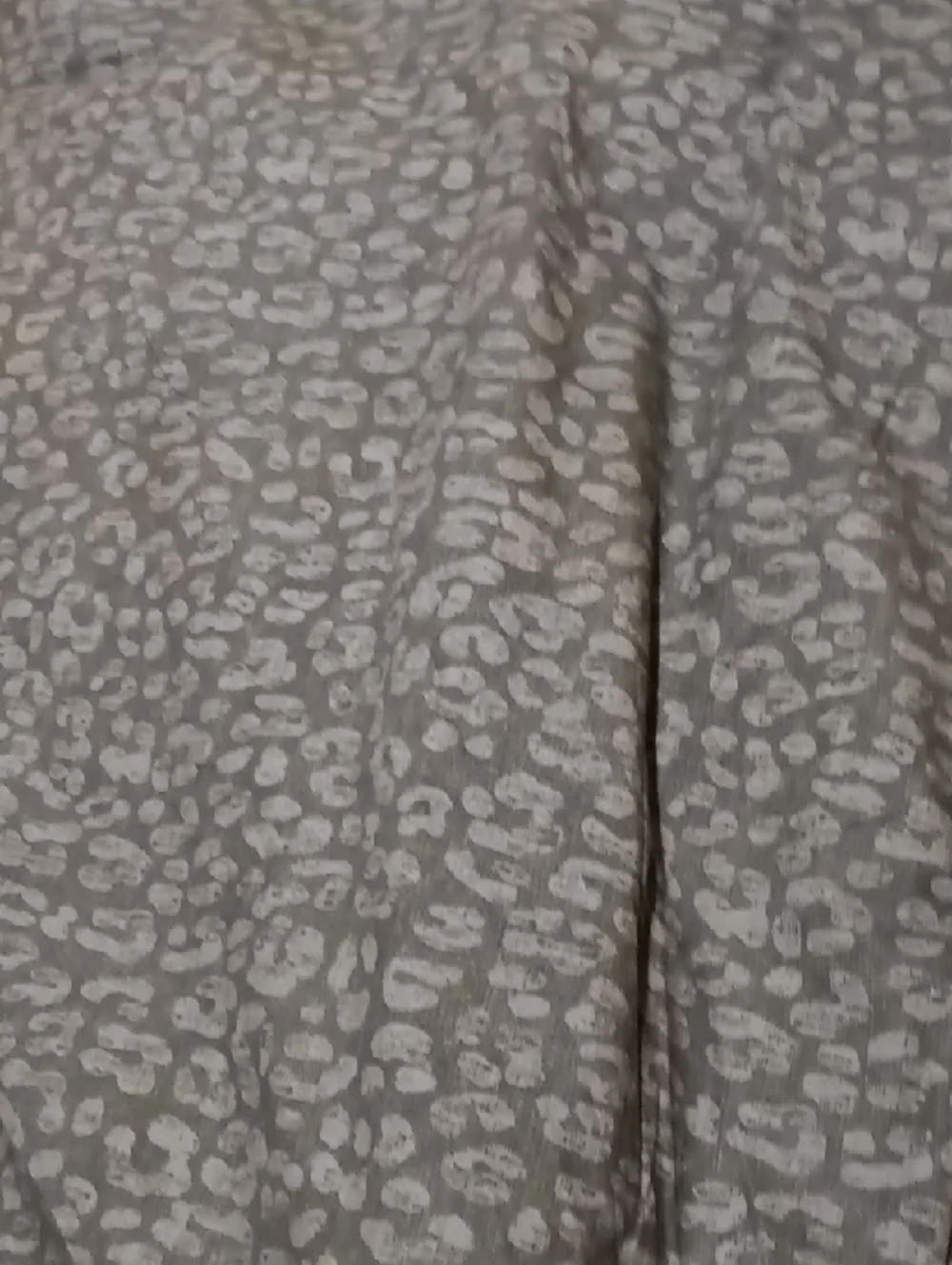 Pottery Barn Teen PBTeen Black & Gray Leopard Cheetah Print Twin Duvet Cover